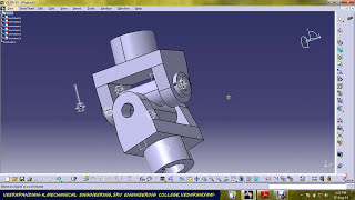 UNIVERSAL JOINT PART DESIGN amp ASSEMBLY USING CATIA V5 [upl. by Sheldon]