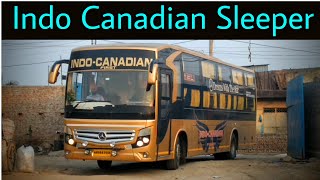 Indo Canadian Hargobind Sleeper bus [upl. by Kopaz]