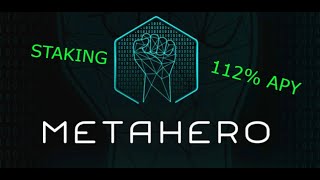 Metahero Staking Tutorial 112 APY [upl. by Rovit]