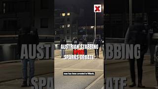 Austrian Stabbing Attack Sparks Security and Immigration Debate  NewsX [upl. by Sidoney]