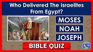 quotBIBLEquot QUIZ  How Much Do You Know About THE quotBIBLEquot  TRIVIAQUESTIONS [upl. by Aztiray559]