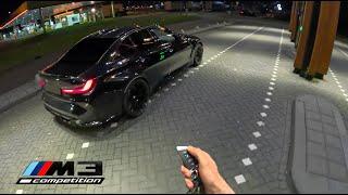 POV Night Drive 2024 BMW G80 M3 Competition XDRIVE  Pure Drive Vibes [upl. by Akirdnwahs744]