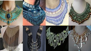 Incredible 🤩 Small Beaded Heavy Work Necklace Designs [upl. by Stelle]