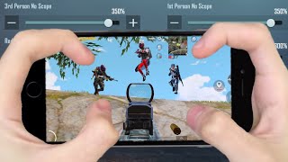 NEW BEST SENSITIVITY amp SETTING 2021🔥  iPhone 8 PUBG 4 Finger Claw Gyroscope  PUBG MOBILE [upl. by Sheldon980]