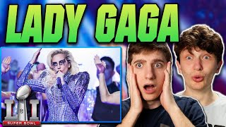 Lady Gaga Super Bowl LI Halftime Show REACTION Full Performance 2017 [upl. by Aneehta890]