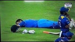 Viral Video  Dhoni sleeps at Ground [upl. by Phelgen]