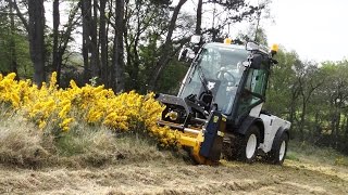 Multihog CX Tractor with Muething Flail Mower [upl. by Anial419]