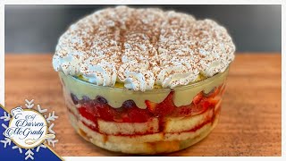 TRADITIONAL ENGLISH TRIFLE  THE PERFECT CHRISTMAS DESSERT [upl. by Oicnevuj]