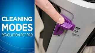 How to Use Different Cleaning Modes with ProHeat2X® Revolution™ Pet Pro [upl. by Lubba]