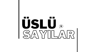 Üslü sayıların özellikleri ve örnek soru [upl. by Rehctelf]