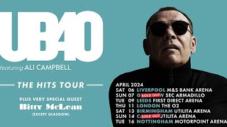 UB40 featuring Ali Campbell at the Utilita Arena 2024 THE HITS TOUR [upl. by Ysteb]