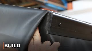 BUILD  Firestone EPDM Rubber Cover Roofing Installation [upl. by Llerrahs256]