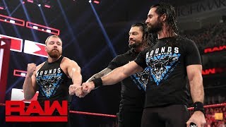 The Shield deliver a farewell address Raw March 11 2019 [upl. by Avat]