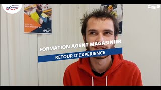 Le titre professionnel agent magasinier  Christophe stagiaire ECF PRO Roudaut Vannes [upl. by Ravilob]