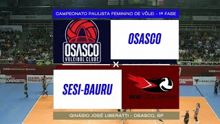 Osasco x Sesi Bauru Campeonato Paulista 2023 [upl. by Nitsew992]