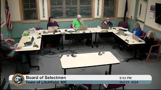 Board Of Selectmen 102124 [upl. by Mariand]