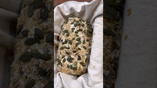 How to coat sourdough with seeds seeded bread 🥖 sourdough seed [upl. by Liarret]