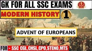 Modern History By Parmar SSC  Lecture1 [upl. by Kirre]