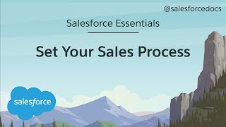 How to Set your Sales Process with Sales Stages  Salesforce Essentials [upl. by Nerval]