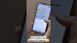 How To Block And Unblock On Snapchat 😳 [upl. by Clellan138]