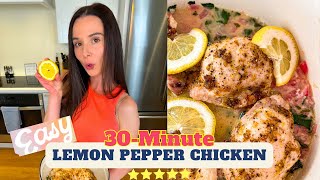 30Minute Lemon Pepper Chicken [upl. by Sabelle]