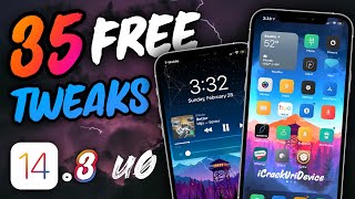 TOP 35 FREE Cydia Tweaks for iOS 14 Jailbreak on iOS 143 [upl. by Nealon]