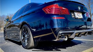 BMW M performance exhaust on 535i [upl. by Apicella272]