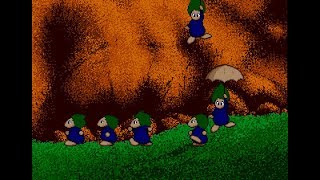 Lemmings Mega Drive Sega Genesis full playthrough [upl. by Isia930]