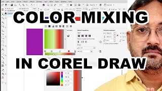 HOW TO MIX COLORS IN COREL DRAW  CorelDraw me Color kaise kare  CorelDraw for beginner [upl. by Gemmell373]