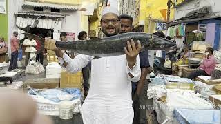 Mushirabad Fish Market In Hyderabad Telangana  All Type Foods Vlog Channel [upl. by Dorine]