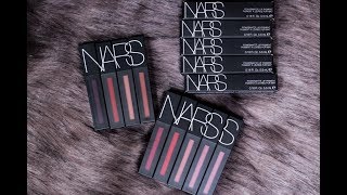 SWATCH REVIEW  NARS POWDERMATTE LIP PIGMENT  PhuongNguyenPretty [upl. by Llyrpa]