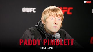 Paddy Pimblett UFC Vegas 36 full prefight interview [upl. by Llecrep223]