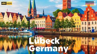 Exploring Lübeck Germany 🇩🇪September 2024 Walking Tour  4K 60fps HDR [upl. by Leyes]