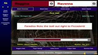 Championship Manager Season 0102 gameplay PC Game 2001 [upl. by Archle]