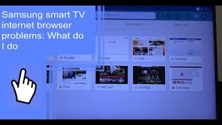 Samsung smart TV internet browser problems What do I do [upl. by Gavrah]