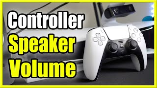 How to TURN OFF PS5 Controller Speaker or Turn DOWN Sound Volume Easy Method [upl. by Eirok]