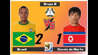 024  Brasil VS Coreia do Norte GRUPO G [upl. by Evadne]