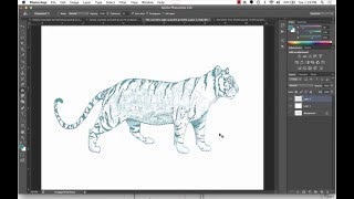 Using Alpha Channels to Remove the Background From BampW Watercolor or Ink [upl. by Atinaw]