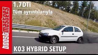 1997 Opel Corsa B City 12i 45HP Marseille Red  Test Drive On M7 [upl. by Ahtiekahs]