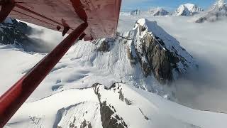 Alaska Talkeetna Air Taxi at Denali with glacier landing [upl. by Adnovahs]