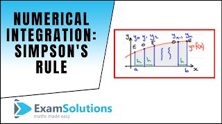 Numerical Integration  Simpsons Rule  ExamSolutions Maths Revision [upl. by Revkah237]