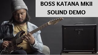 Boss Katana 50 MkII  Sound Demo [upl. by Lionel984]