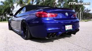 Vorsteiner BMW M6 with Akrapovic exhaust [upl. by Ddahc]