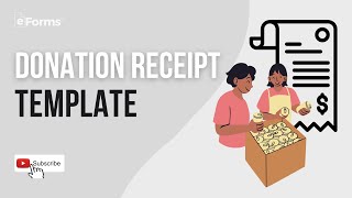 Donation Receipt Template EXPLAINED [upl. by Templia]