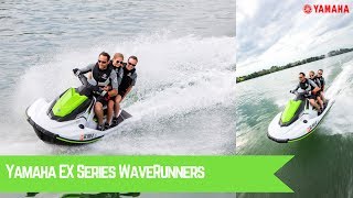 All New 2017 Yamaha EX Series WaveRunners [upl. by Letsyrk]