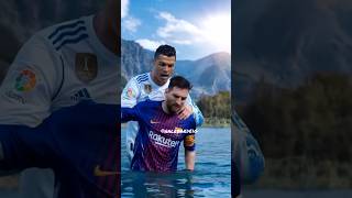 Messi and Ronando fishing Messi cr7 funny [upl. by Pulling]