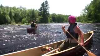 Paddling the Flambeau River in Northern Wisconsin [upl. by Nlycaj]