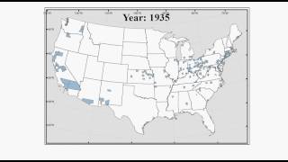 Historical Distribution of Invasive Ailanthus altissima Tree of Heaven [upl. by Yolanthe]