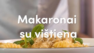 Makaronai su vištiena  Receptų receptai [upl. by Winfred]