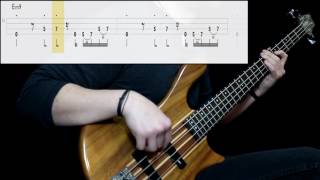 Wild Cherry  Play That Funky Music Bass Cover Play Along Tabs In Video [upl. by Rochus170]